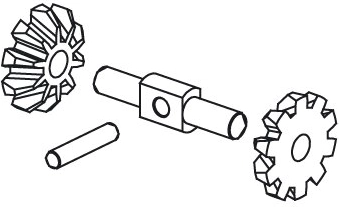 Kegelzahnrad des Differenzials JAMARA