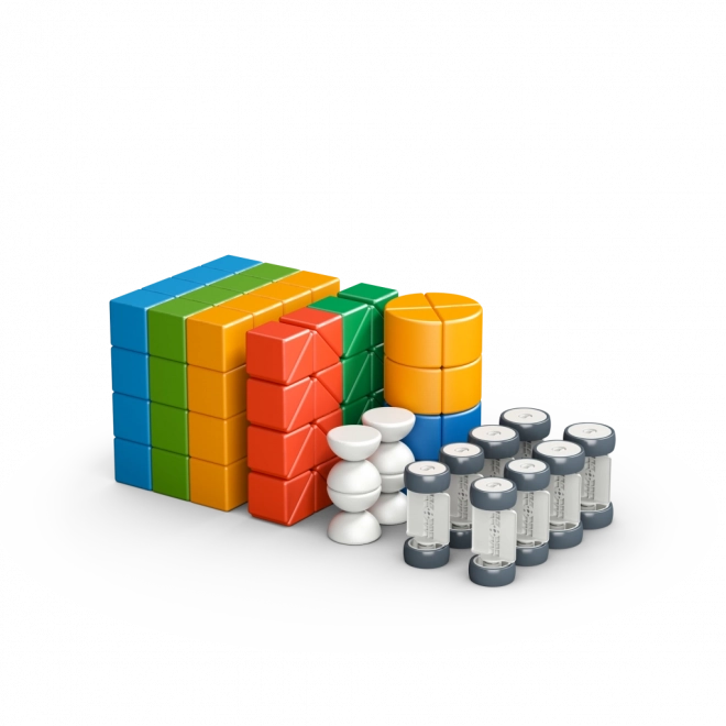 Geomag Magicube Shapes – Konstruktionsspielzeug mit 128 Teilen