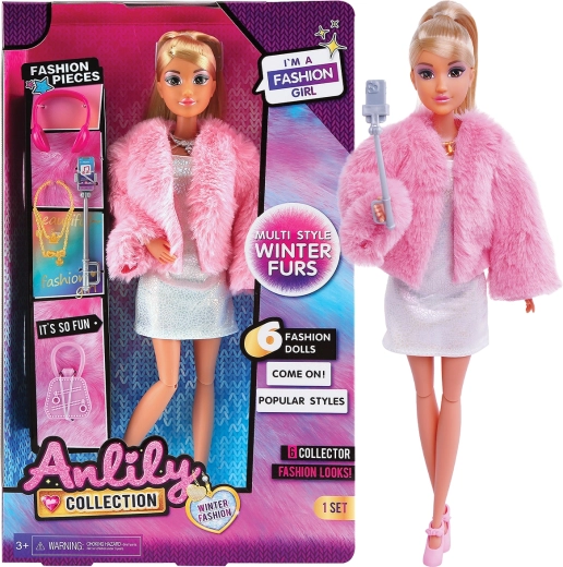 Modische Puppe im Rock Sparkys