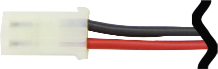 JAMARA Verbindungskabel mit AMP-Stecker, 1,5 mm², 18 cm