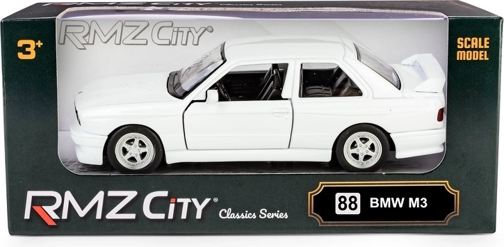 Metallmodellauto RMZ City BMW M3 E30 1:32 weiß