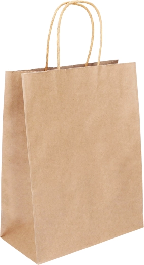 Geschenkpapiertüte Kraft S 21 × 11 × 27 cm