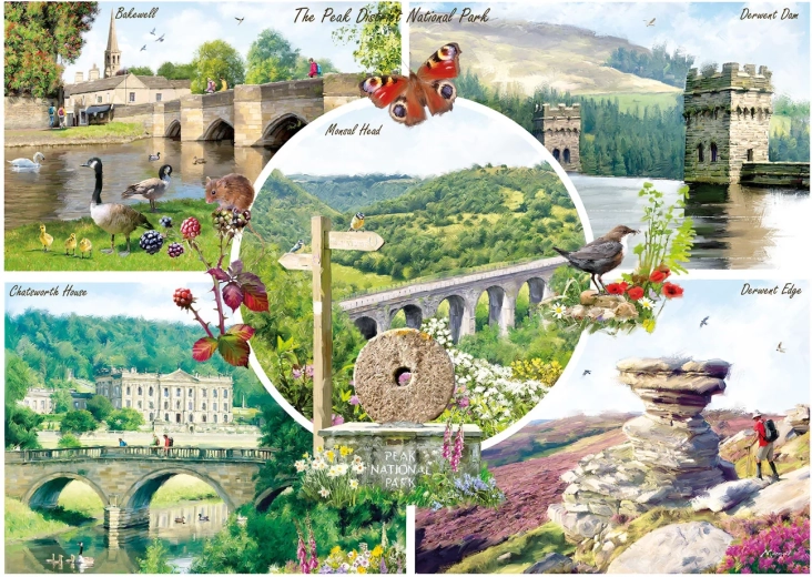 Puzzle The Peak District 1000 Teile