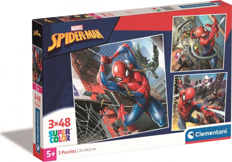 CLEMENTONI Puzzle Spiderman 3x48 Teile