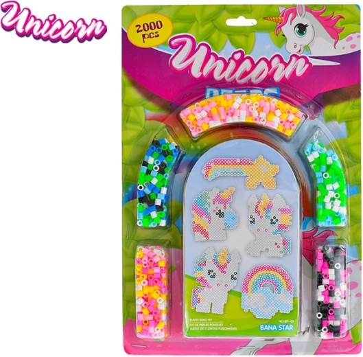 Einhorn-Bügelperlen-Set für Kinder