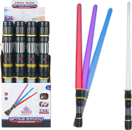 Sparkys Lichtschwert 3in1 mit Sound und Licht 81 cm