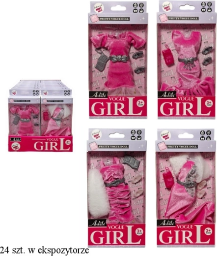 Puppenzubehör – Set mit Kleidung und Accessoires