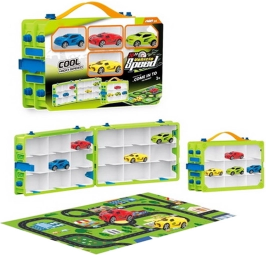 Autoset mit Koffer und Spielmatte