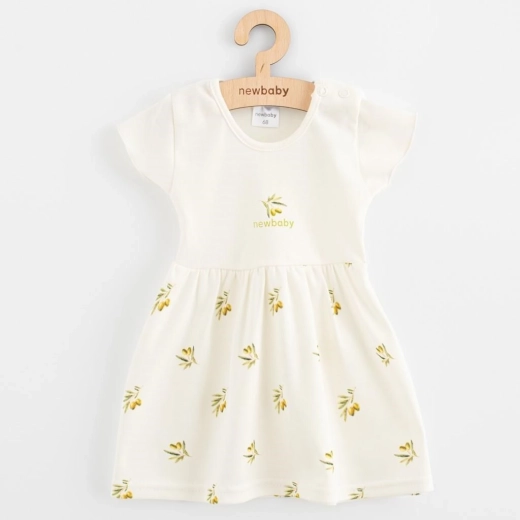 Baby-Kleid aus Bio-Baumwolle mit kurzen Ärmeln New Baby Olivy, Größe 56