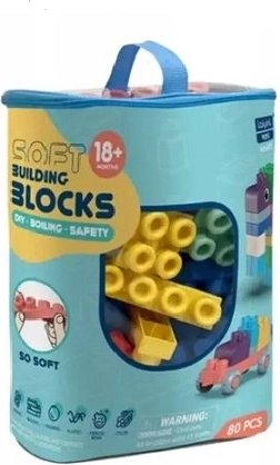 Weiche Bausteine für Kinder – 80 Stück