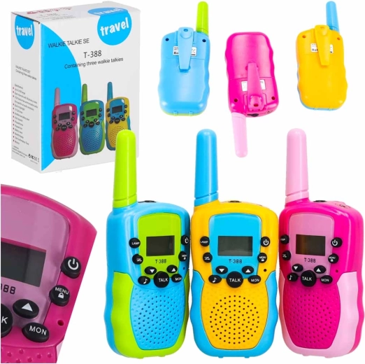 Kinder-Walkie-Talkies – Set mit 3 Stück
