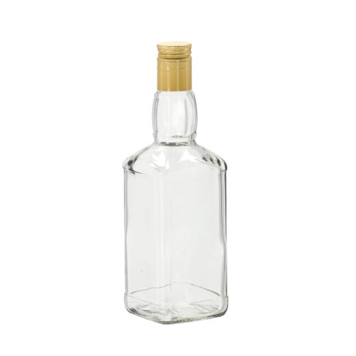 Glasflasche Daniels 500 ml mit Schraubverschluss