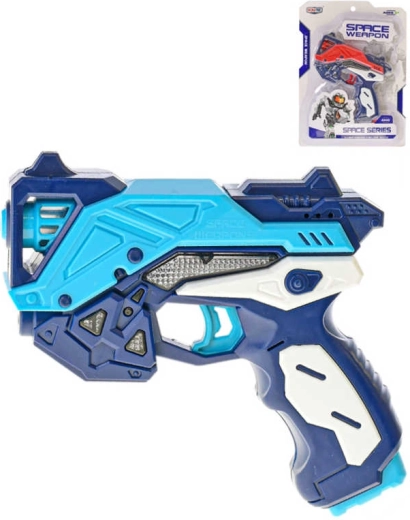 Weltraum-Kinderpistole mit Licht und Sound 17 cm - 1 Stück