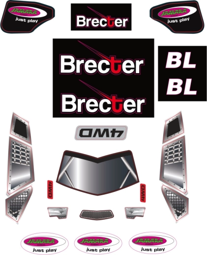 JAMARA Brecter Abziehbilder-Set – 1 Stück