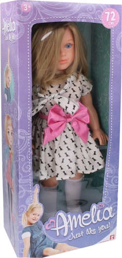 Puppe im Kleid, 72 cm