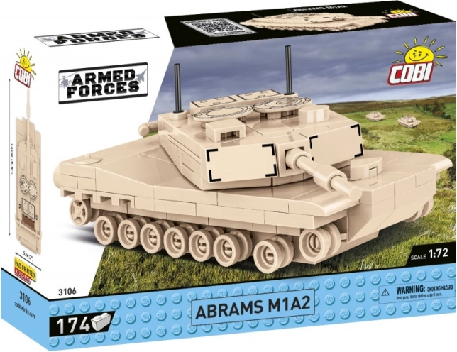 COBI Abrams M1A2 – Panzer-Bausatz 1:72 (174 Teile)
