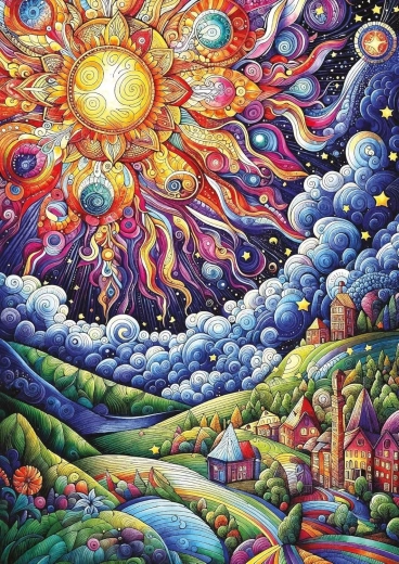 Puzzle Kosmische Reichweite 1500 Teile