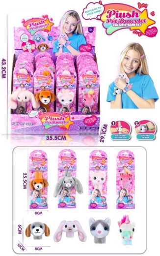 Plüscharmband mit Tiermotiv