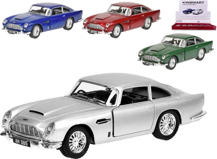 Metallmodellauto KINSMART Aston Martin DB5 1:38 mit Rückzugsmotor