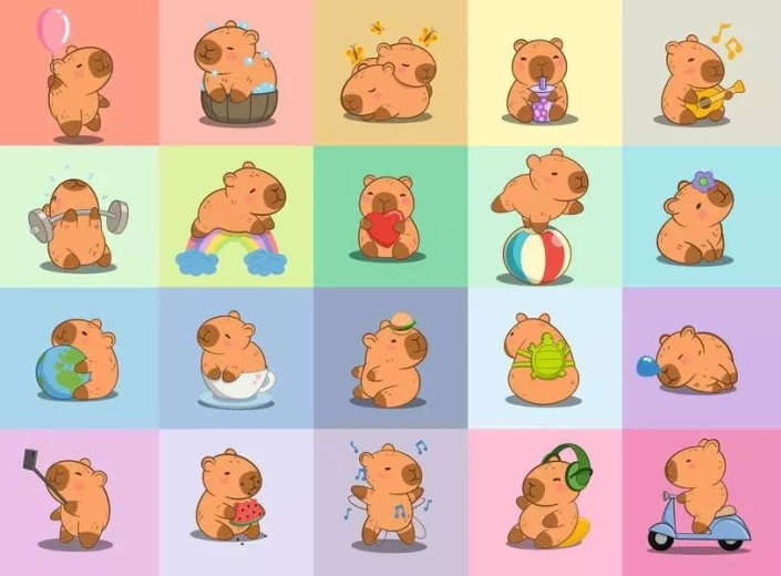 Puzzle RAVENSBURGER Capybara XXL 100 Teile