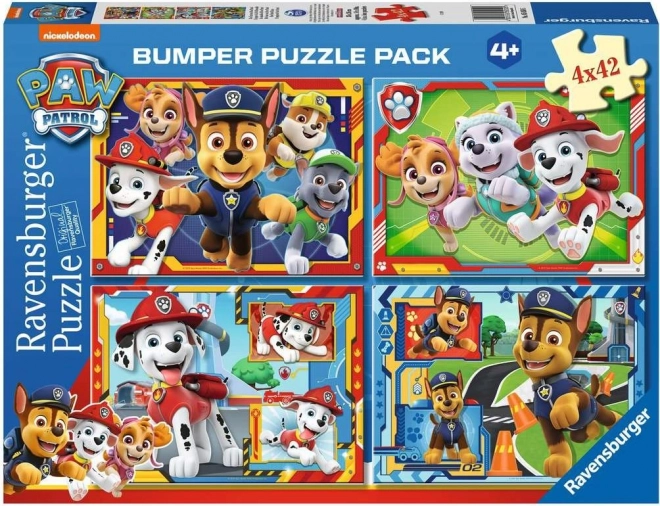 Puzzle Paw Patrol 4x42 Teile von Ravensburger