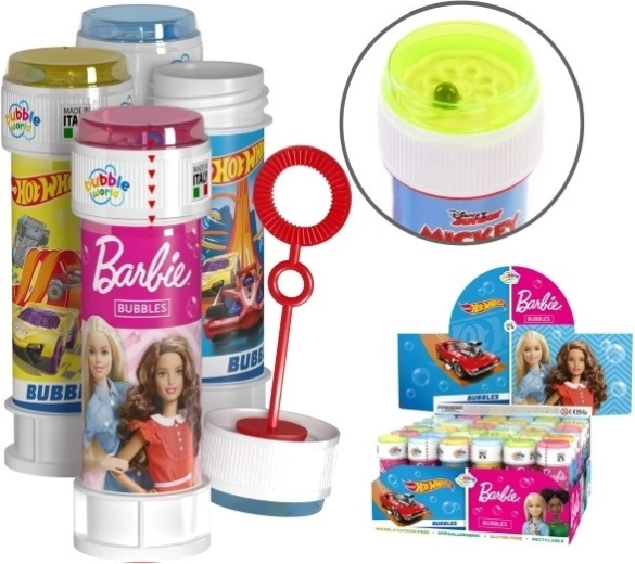 Seifenblasen Mattel Barbie und Hot Wheels 60 ml Display 36 Stk.
