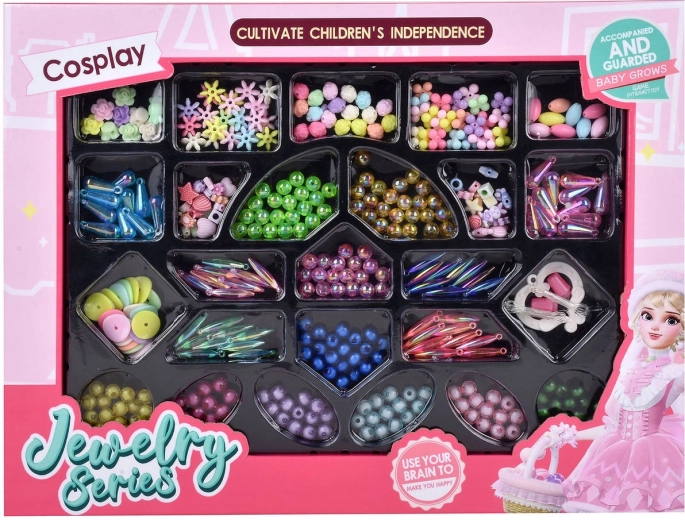 Adar Kreativ-Set mit Perlen zur Herstellung von Kinderschmuck