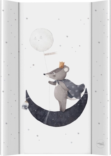Ceba Baby doppelseitige Wickelauflage mit fester Platte Ultra Light Moon Prince 50 × 70 cm
