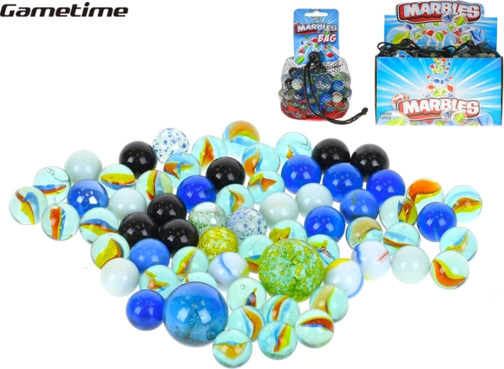 Glasmurmeln Gametime im Netz 500 g