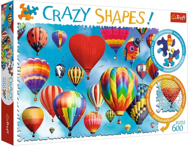 Puzzle 600 Verrückte Formen Bunte Ballons