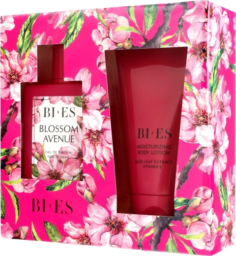 Geschenkset für Damen BI-ES Blossom Avenue – Eau de Parfum 100 ml + Körperlotion 150 ml