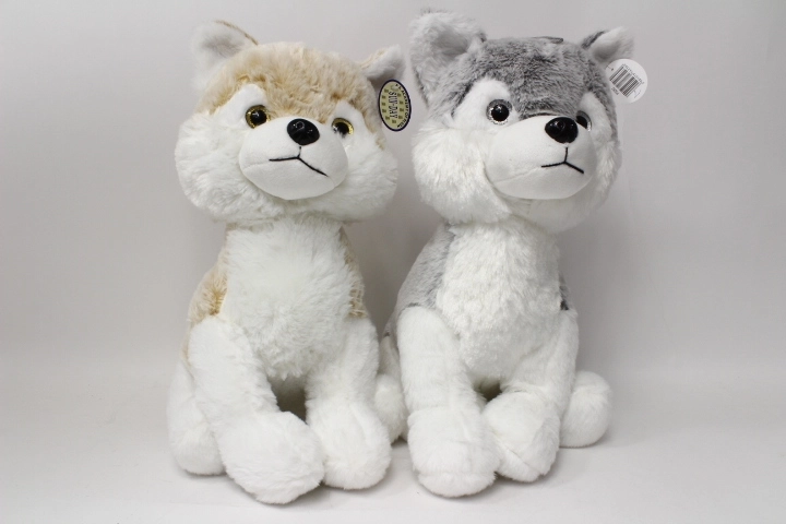 Plüschhund Husky 40 cm