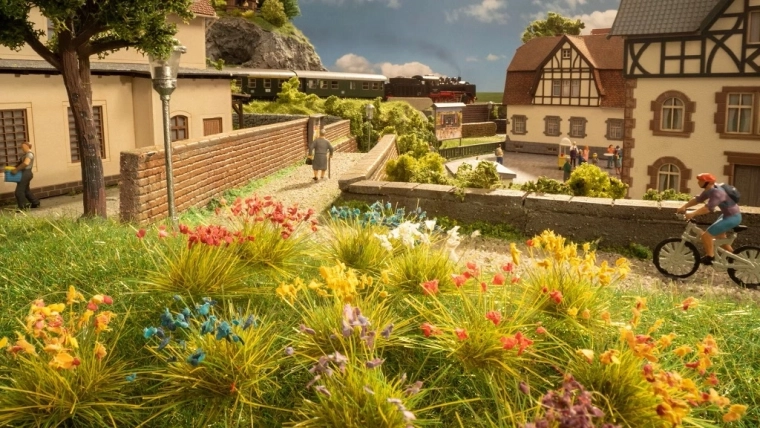 NOCH Wiesenblumen – gedeckte Farbtöne (250 Stk.)