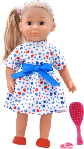 Dolls World Modepuppe Charlotte 36 cm – weiße Trikolore