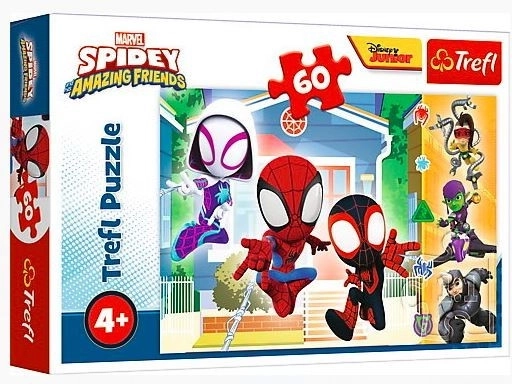 Puzzle mit 60 Teilen – In der Welt von SPIDEY von Trefl