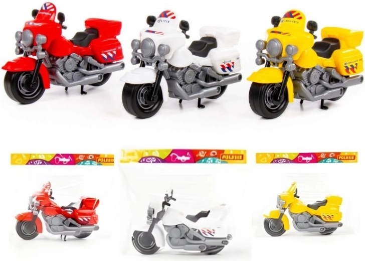 Plastikmotorrad für Kinder – 3 Farben