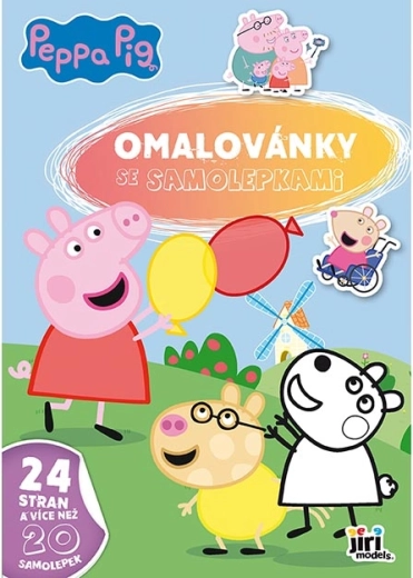 A4-Malbuch mit Stickern – Peppa Wutz
