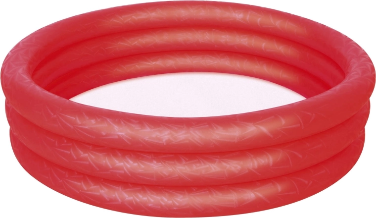 Aufblasbares Planschbecken BESTWAY Splash 'N Smile 122 × 25 cm – rot