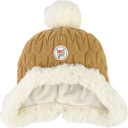 Lodger Fleece-Mütze Hatter Empire dark honey 1–2 Jahre