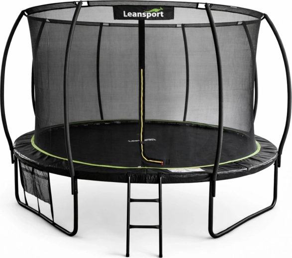 Gartentrampolin LEAN 427 cm mit Netz, schwarz‑grün