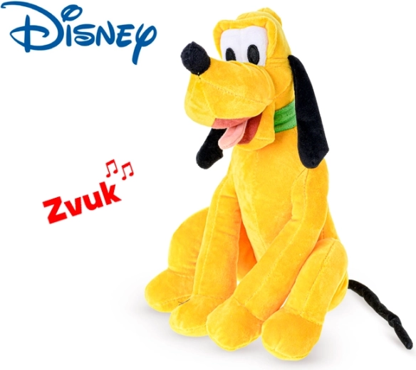Disney Pluto Plüschhund 30 cm mit Geräuschen, sitzend
