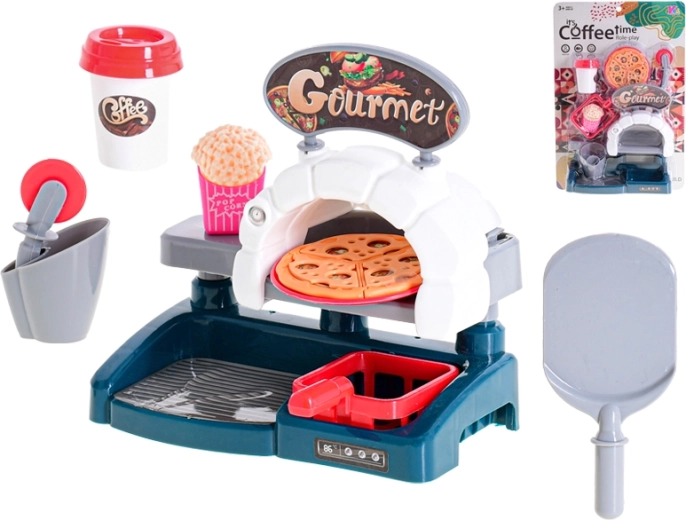 Fast-Food-Pizza-Set für Kinder 16 × 16 cm, 8 Stk.