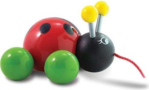 Holz-Ziehtier Marienkäfer VILAC