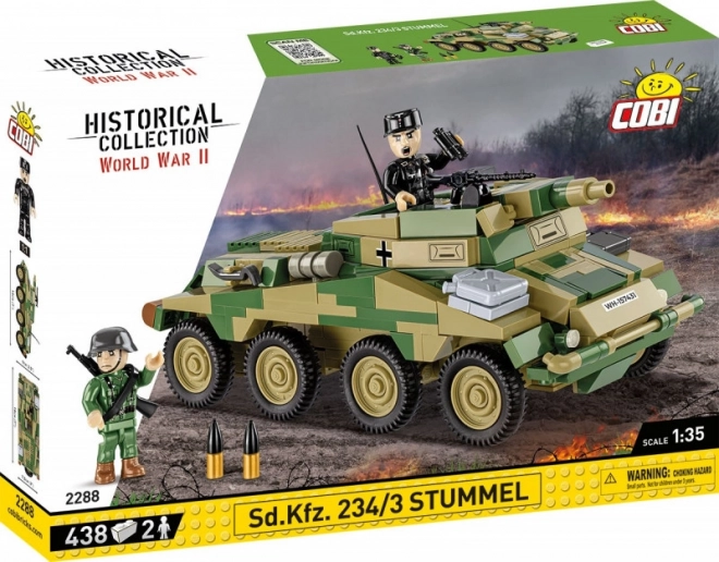 COBI Baukasten Historical Collection Sd.Kfz. 234/3 Stummel 1:35