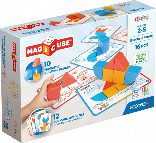 Magnetisches Konstruktionsset Geomag Magicube Shapes 16 Teile