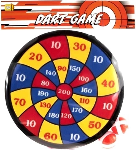 Klettwurfziel 20 cm mit 2 Bällen