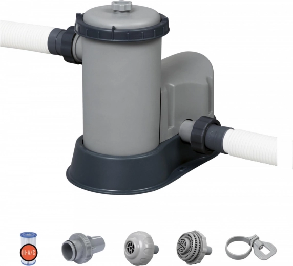 BESTWAY Pool-Filterpumpe 5678 l/h + Ersatzfilter III