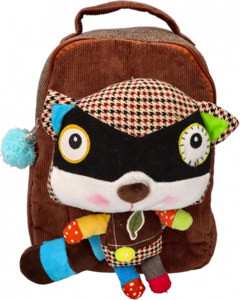 Kinder Rucksack EcoSnoopers mit Waschbär