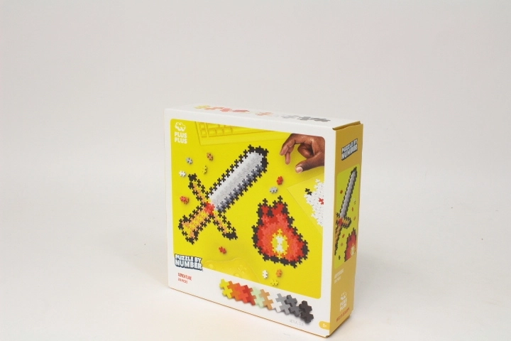 Plus-Plus Puzzle by Number Abenteuer mit Schwert, 250 Teile