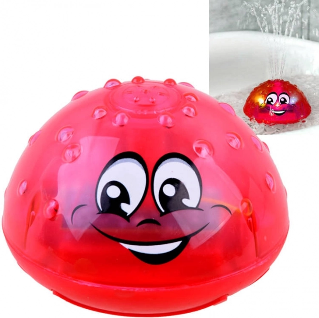 Schwimmender Badebrunnen mit Lichtern – Brunnen